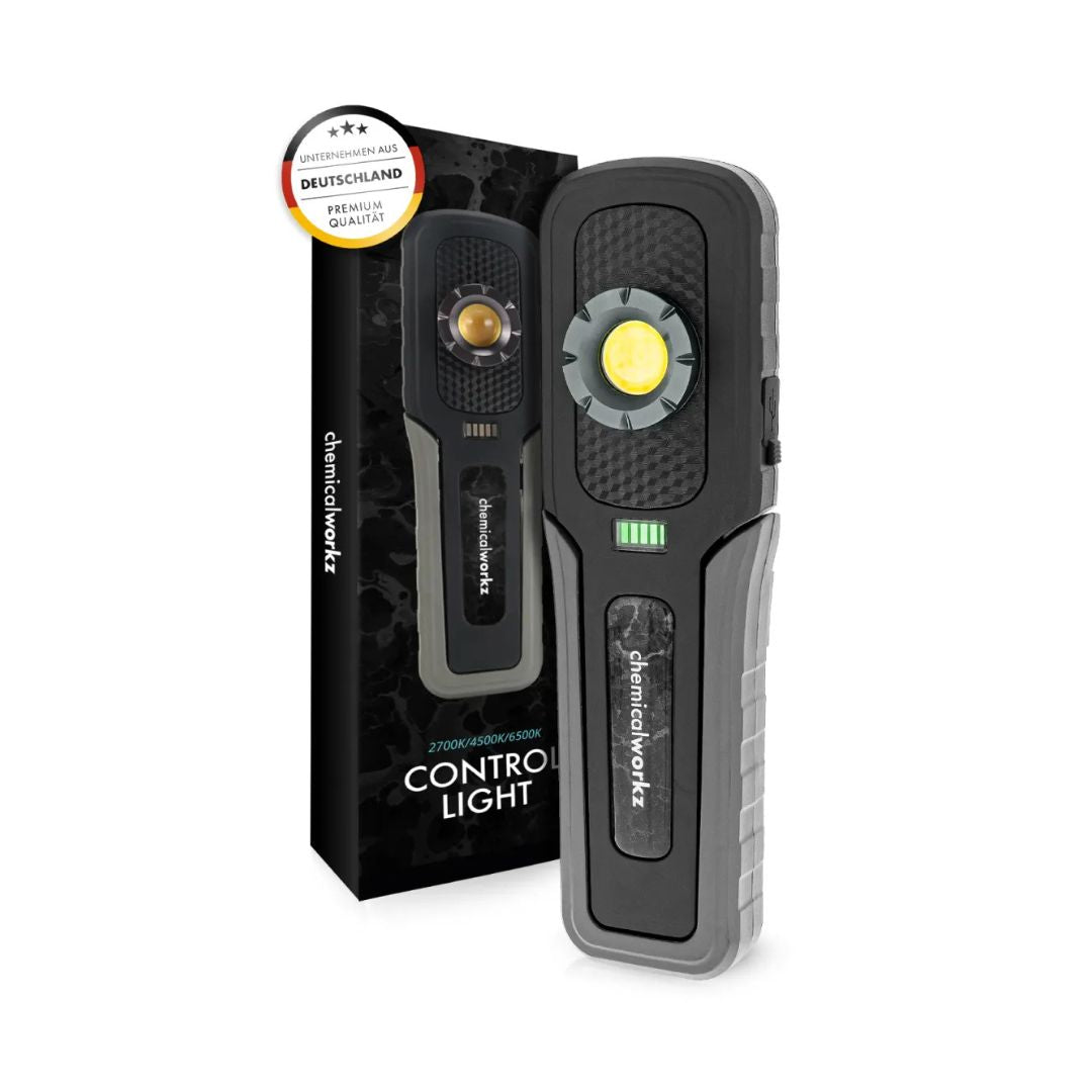 chemicalworkz Swirl Control Light Handlamp Contarol Light device with packaging on a white background