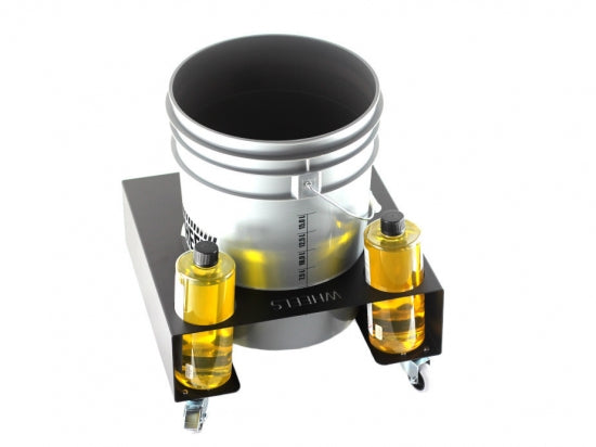 Poka Premium Bucket Trolley. Bucket Dolly. Safe bucket holder. Avoid bucket spilling over. Brush Holder and shampoo bottle holder. Poka Premium Cork Ireland. Poka Premium Ireland