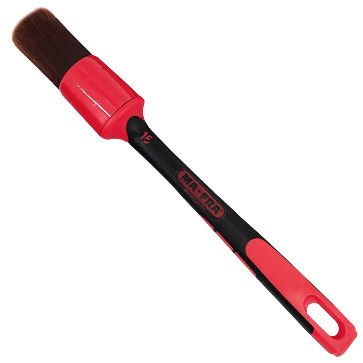 Labocosmetica Detailing Brush 18 (30mm) Red Chemical Resistant brush for wheels. Labocosmetica Cork Ireland. Labocosmetica Ireland