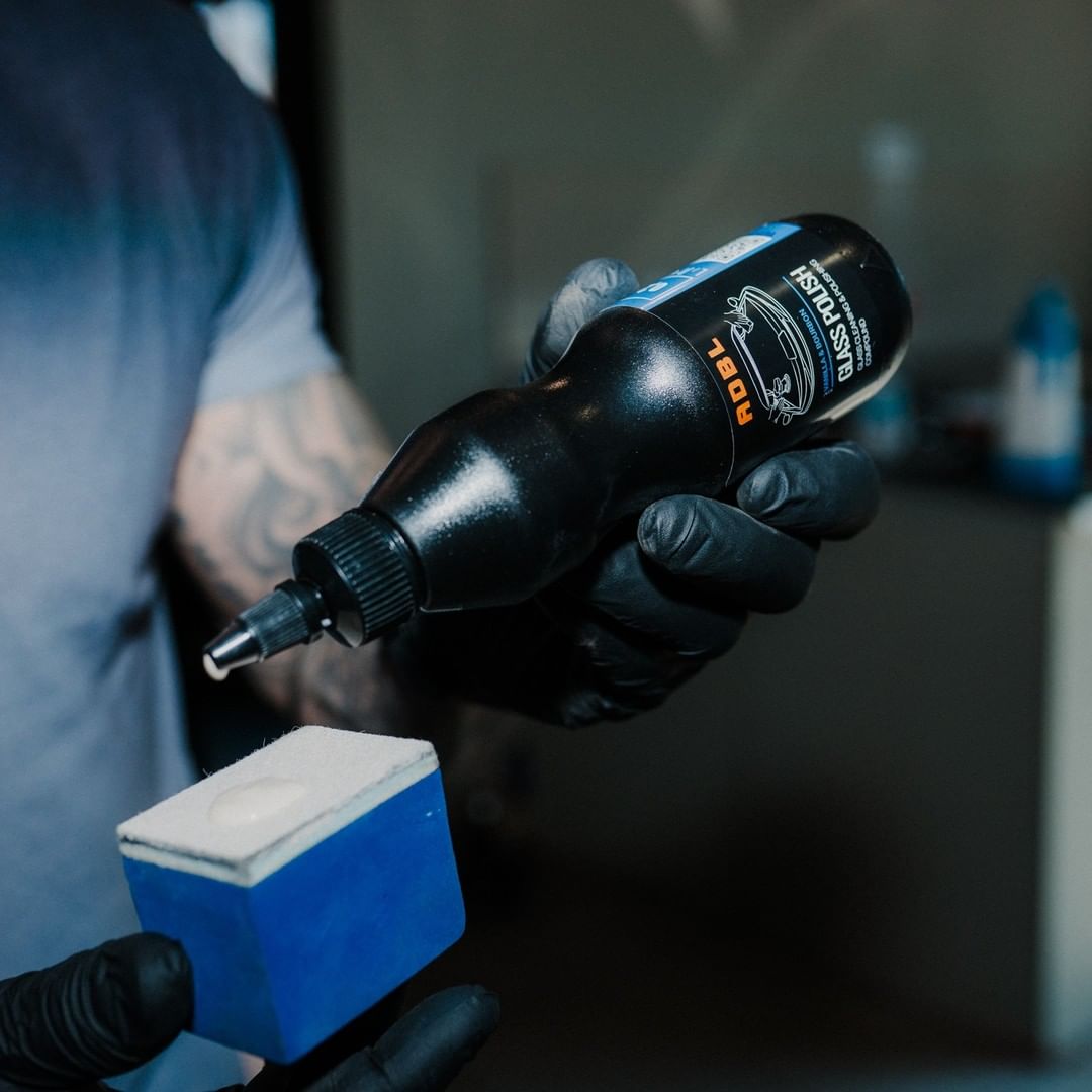 ADBL Glass Polish. Best Glass Polish. ADBL Ireland, ADBL Cork Ireland felt block