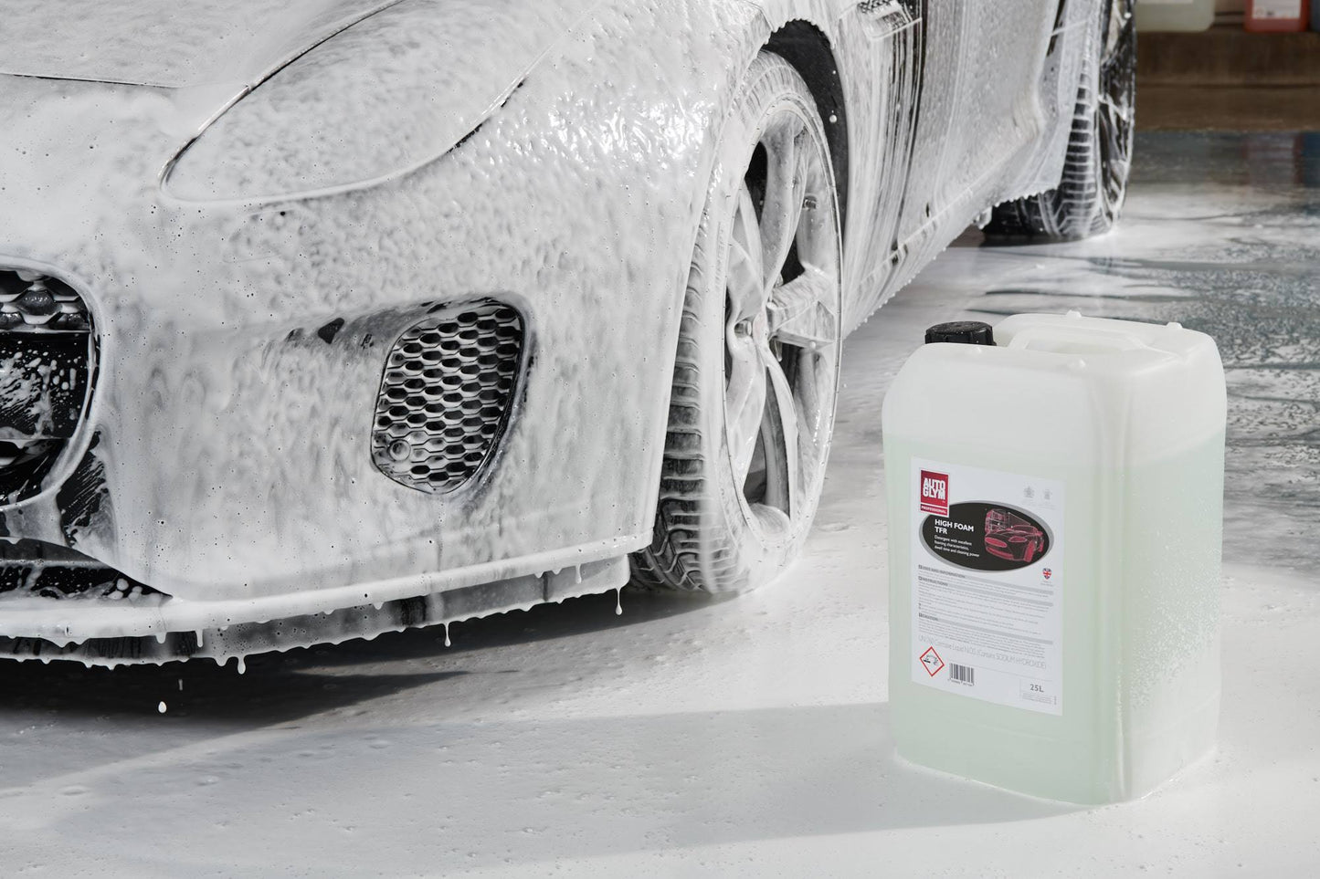 Autoglym High Foam TFR. Heavy Duty foam for trucks and lorries. Traffic Film Remover. Autoglym High Foam TFR. Autoglym Shampoo foam gun. Clean tractor and lorries and trucks. Autoglym Cork Ireland