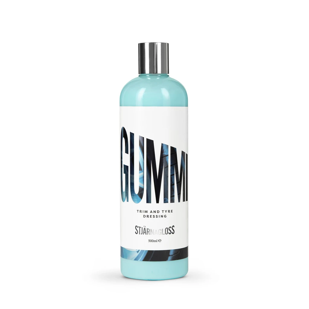 Stjarnagloss Gummi Tyre Dressing. Trim Dressing and Trim restorer. Tyre Gel. Stjarnagloss Ireland, Stjarnagloss Cork Ireland