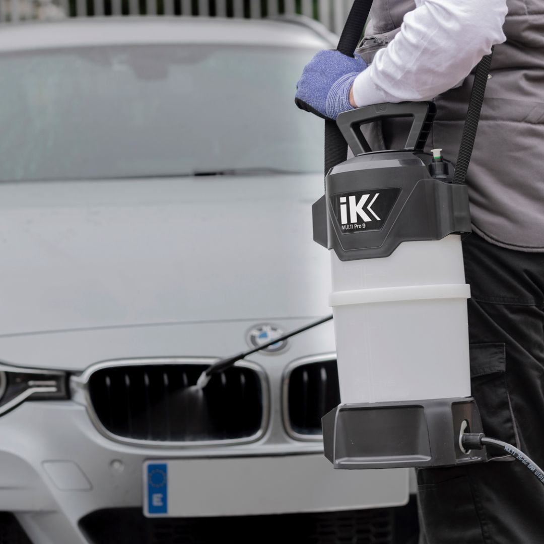 IK Multi Pro 9 Sprayer. IK pump sprayer 6 liter. best sprayer for car wash. TFR sprayer for lorry and trucks and vans. IK Ireland. IK sprayer Cork Ireland