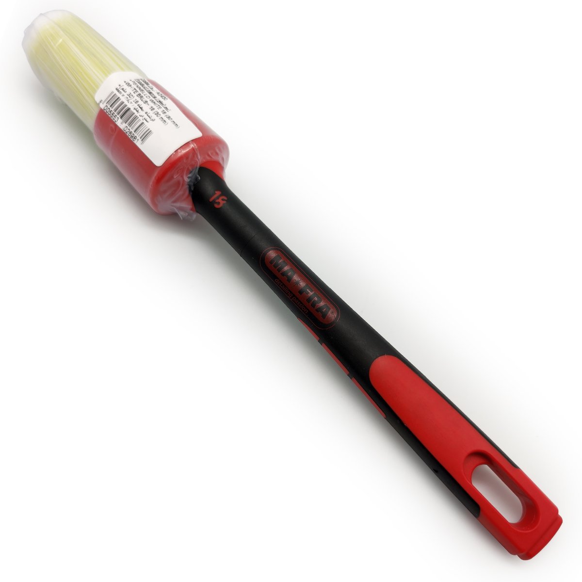 Labocosmetica Detailing Brush 18 (30mm) White Labocosmetica Detailing Brush 18 (30mm) WhiteLabocosmetica Detailing Brush 18 (30mm) Red Chemical Resistant brush for wheels. Labocosmetica Cork Ireland. Labocosmetica Ireland