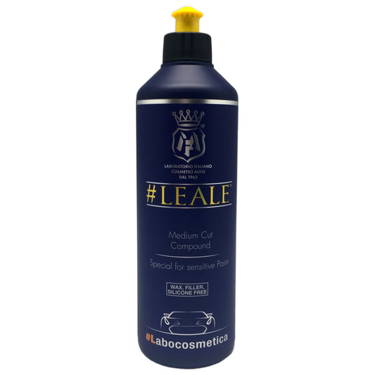 Labocosmetica Leale. Medium cut compound polish. best polisher. Easy wipe off. Blue bottle, black lid and yellow tip. Labocosmetica Cork Ireland