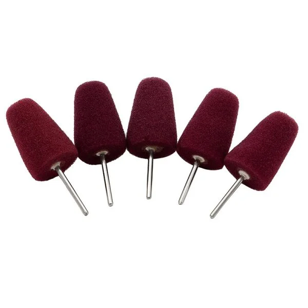 Liquid Elements Polishing Cones. Hard cut burgundy, Medium Cut Yellow, Polishing orange. Liquid Elements Cork Ireland, Liquid Elements Irealand. Polishing cones for door handles. Piano Black interior polish. Polishing Cones for Liquid Element A800 Piko Nano Mini Polisher.
