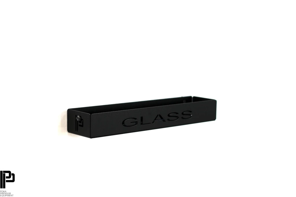 Poka Premium Bottle Holder Tray Glass. High quality aluminium brush holder for workshop. Poka Premium Ireland Poka Premium Cork Ireland