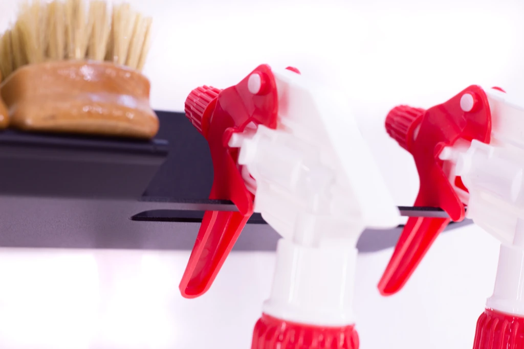 Poka Premium Leather Care Shelfe 50cm. High quality aluminium brush holder for workshop. Poka Premium Ireland Poka Premium Cork Ireland