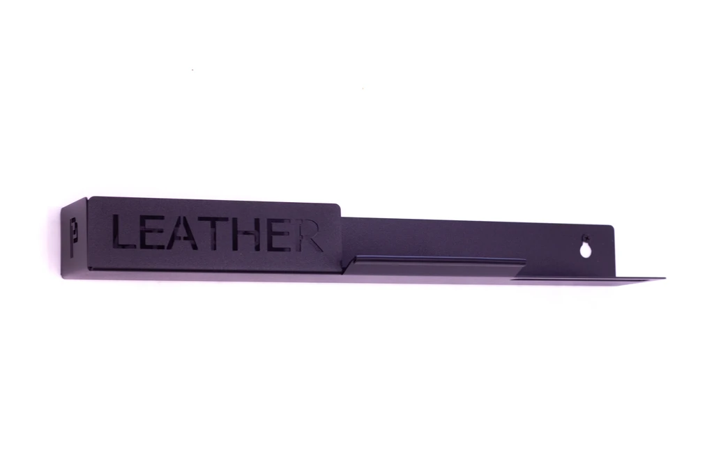 Poka Premium Leather Care Shelfe 50cm. High quality aluminium brush holder for workshop. Poka Premium Ireland Poka Premium Cork Ireland