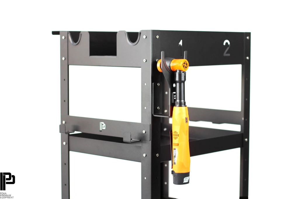 Poka Premium Polishing Machine Hanger. High quality aluminium polish machine holder for workshop. Poka Premium Ireland Poka Premium Cork Ireland