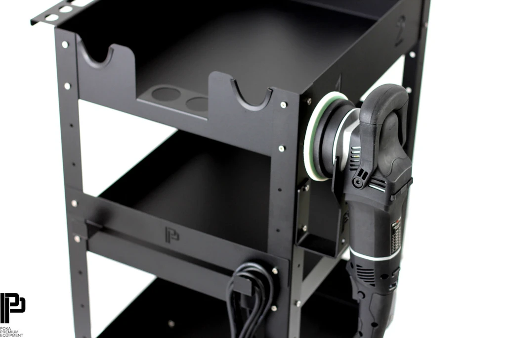 Poka Premium Polishing Machine Hanger. High quality aluminium polish machine holder for workshop. Poka Premium Ireland Poka Premium Cork Ireland