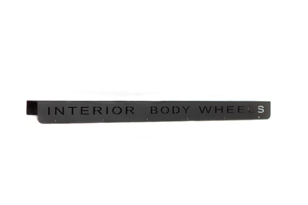 Poka Premium Brush Holder 80cm Interior Body Wheels. Work Stuff brush holder. High quality aluminium brush holder for workshop. Poka Premium Ireland Poka Premium Cork Ireland
