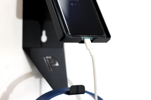 Poka Premium Phone Holder. Poka Premium Headphone holder. iPhone, Samsung, Smartphone holder for wall. Poka Premium Cork Ireland