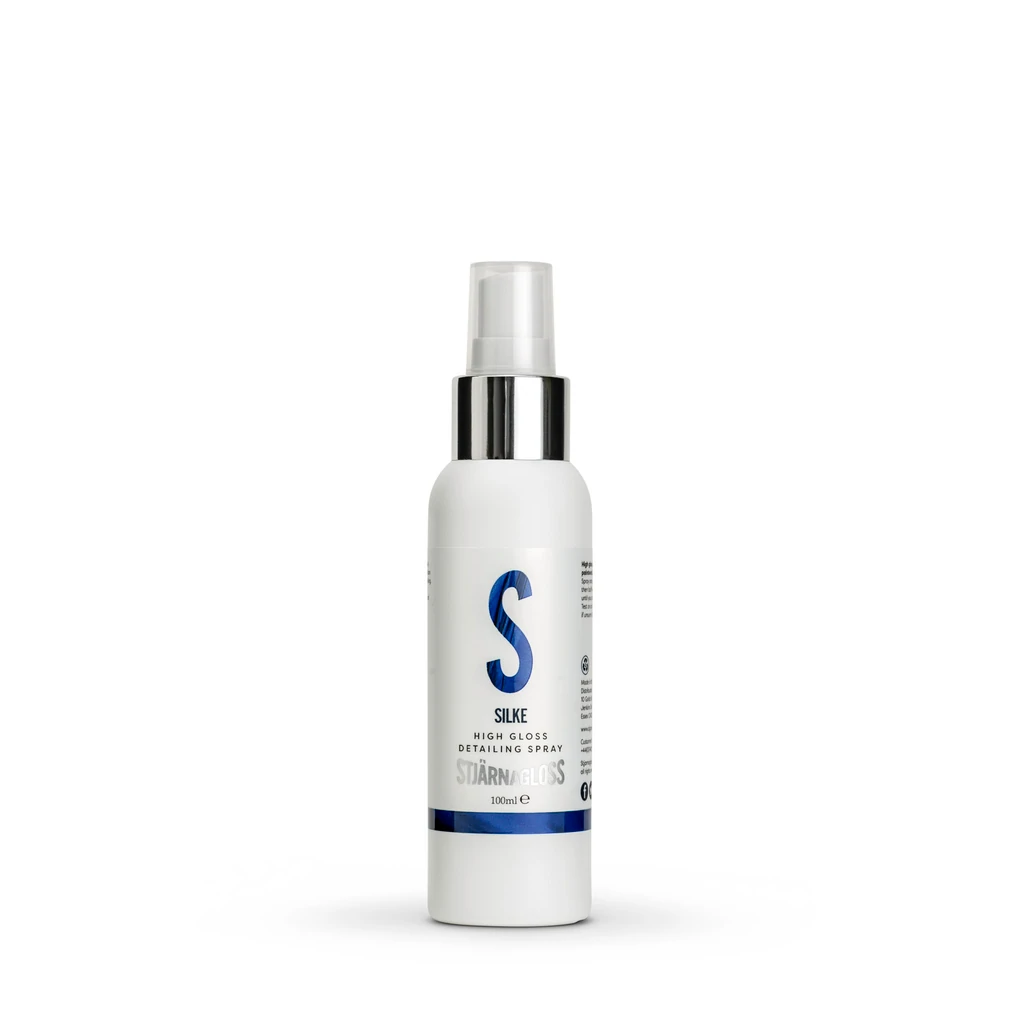 Stjarnagloss Silke Quick Detailer. Stjarnagloss Ireland, Stjarnagloss Cork Ireland. High shine and gloss Quick Detailer. Silke 100ml