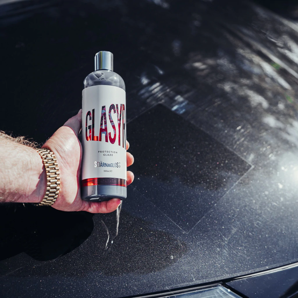 Stjarnagloss Glasyr polish and glaze with wax. A gift from the gods, a deep rich glaze and protective layer that will rival any modern sealant in-one. Stjarnagloss Ireland, Stjarnagloss Cork Ireland