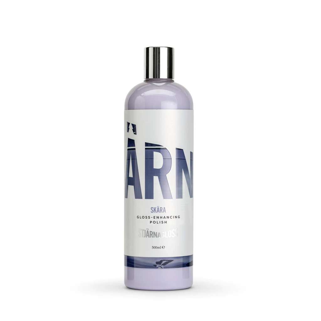 Stjarnagloss Skara is a micro-abrasive fine cut polish to clean, glaze and seal gloss paintwork. Stjarnagloss Ireland, Stjarnagloss Cork Ireland