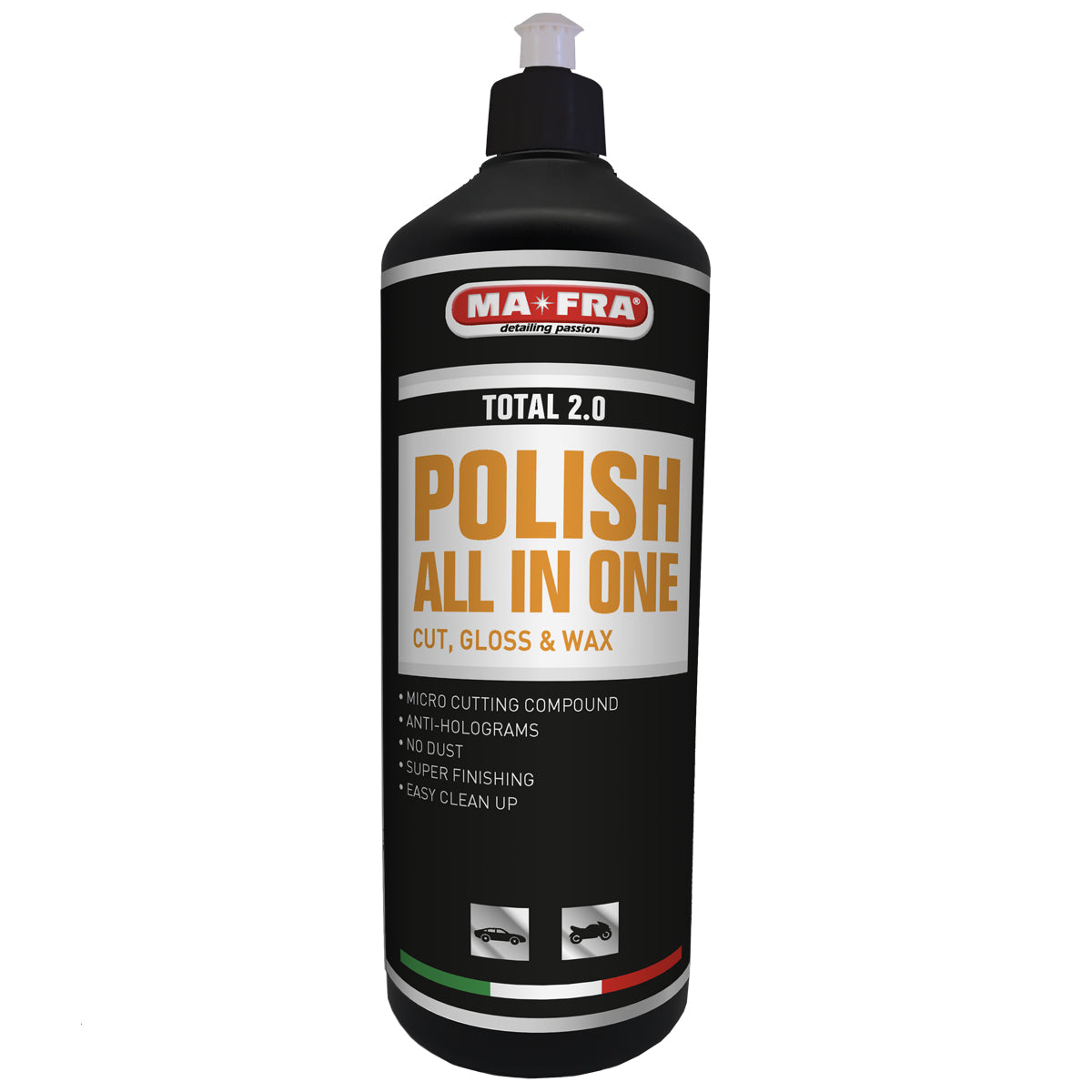 Best One Step Polish. Ma Fra One Step Polish. All in one polish with high gloss and medium cut. Ma Fra Ireland
