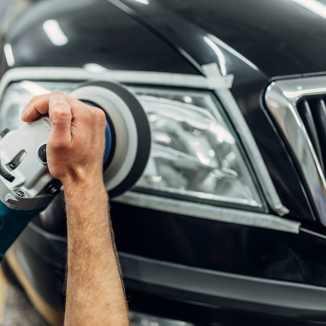 WashMe Polishing Pad Black 5". Sandwich Pad for polishing. Finishing pad. High cutting compound pad. washme.ie. Best pads for Flex, Rupes, ShineMate, Liquid Elements polishing pad.