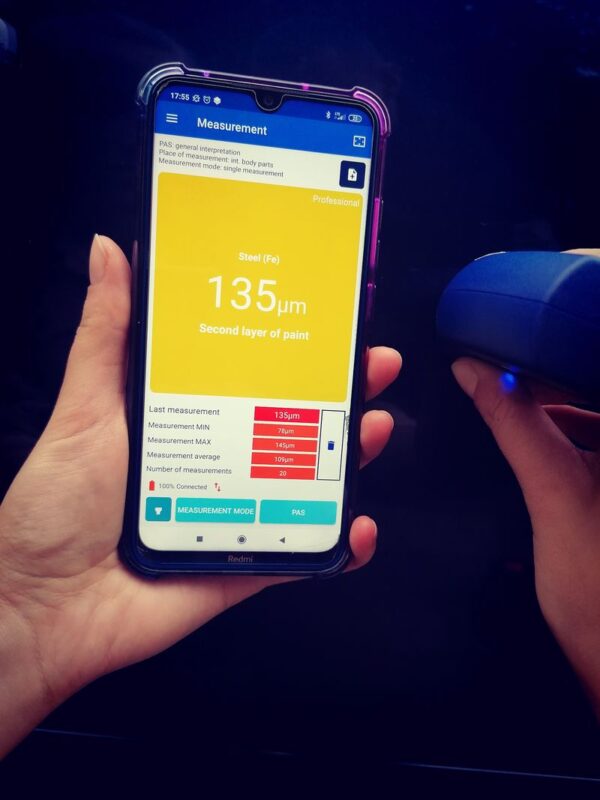 NexDiag Ireland. Paint Depth Gauge measurement too. Paint tool. Polishing paint thickness gauge. Nex Diag Cork Ireland. Phone App