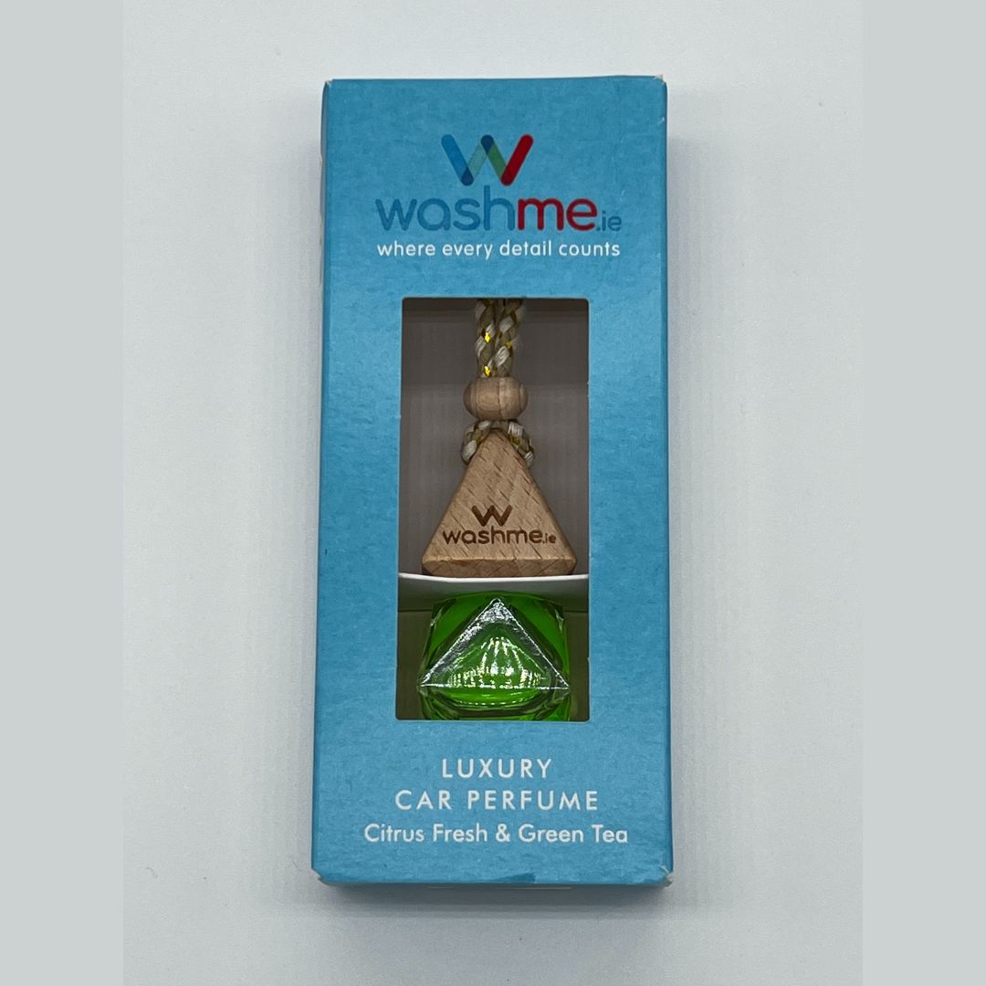 washme.ie air freshener. Car perfume for vent. Vanilla, citrus smell. Green tea scent for car. car smell. Long lasting car smell. present for car guy.