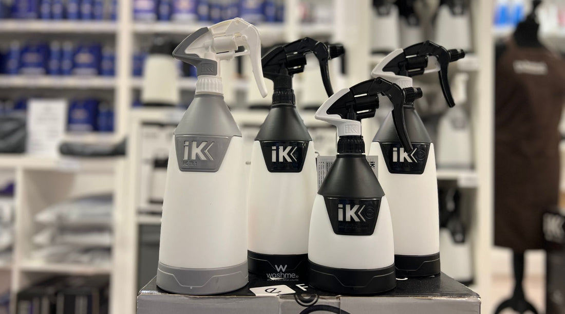 IK Sprayers Ireland. Grey IK Sprayer, Black IK Sprayer. IK Cork Ireland