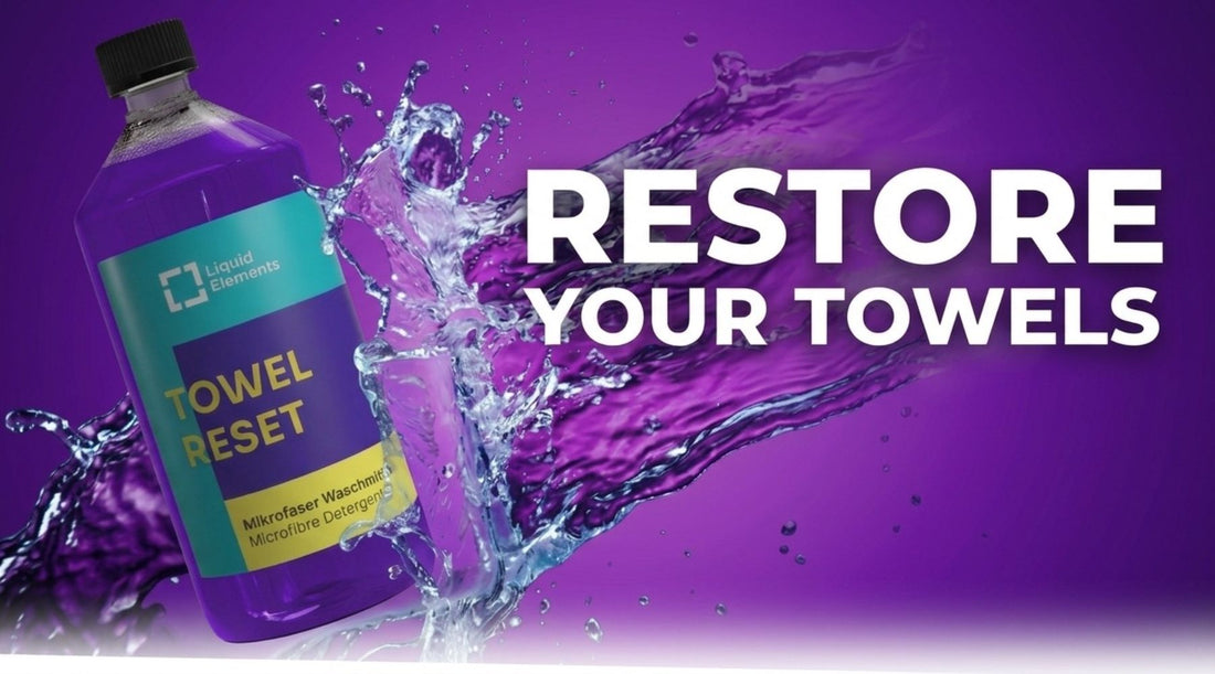 Liquid Elements Towel Reset Microfibre wash liquid. Liquid Elements Ireland