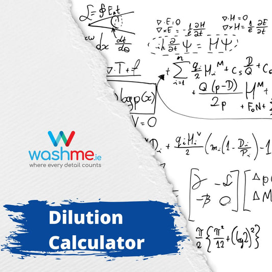 washme.ie Dilution Calculator