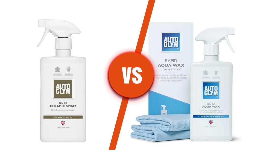 Autoglym Rapid Ceramic Spray and Autoglym Rapid Aqua Wax Ireland