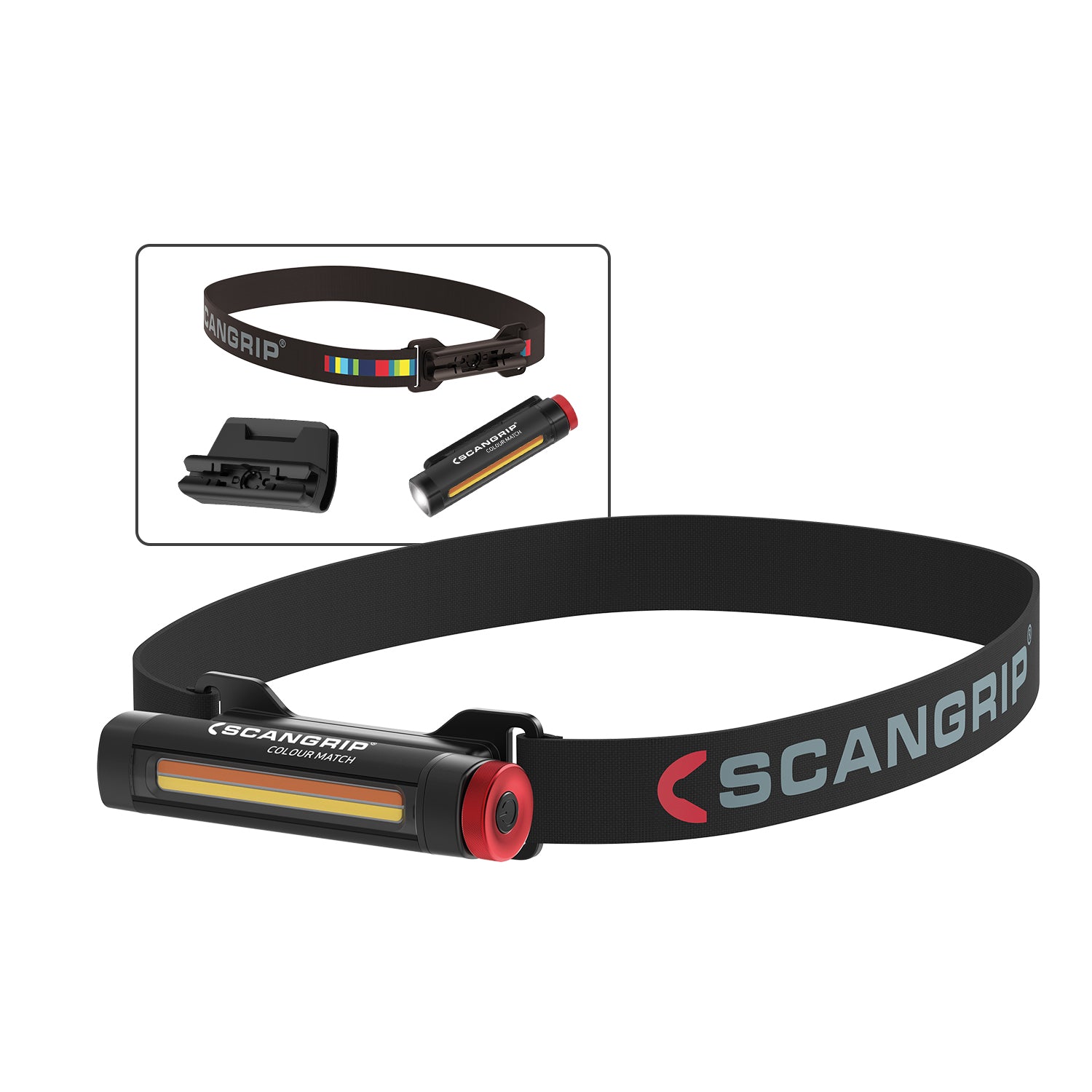 Scangrip Unimatch is a multifunctional led headlamp for any detailing job. Battery Operated Headlamp for poishing and detailing. Swirl marks. Scangrip Ireland
