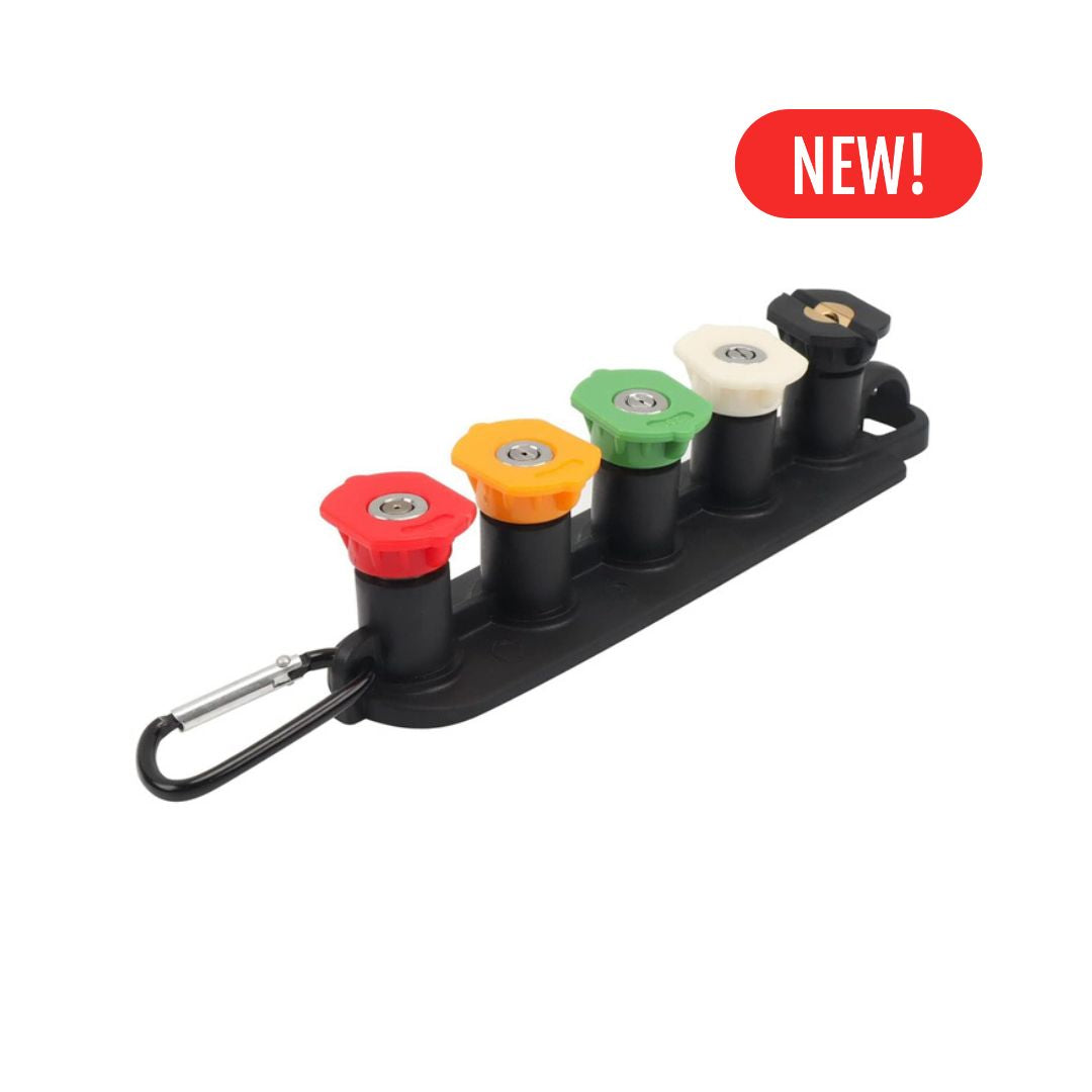 1/4" Quick Connect Pressure Washer Nozzle Holder with Belt Clip