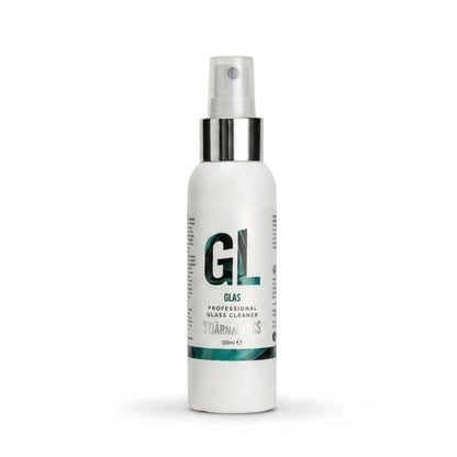 White spray Stjarnagloss Glas cleaner bottle 100ml on a white background