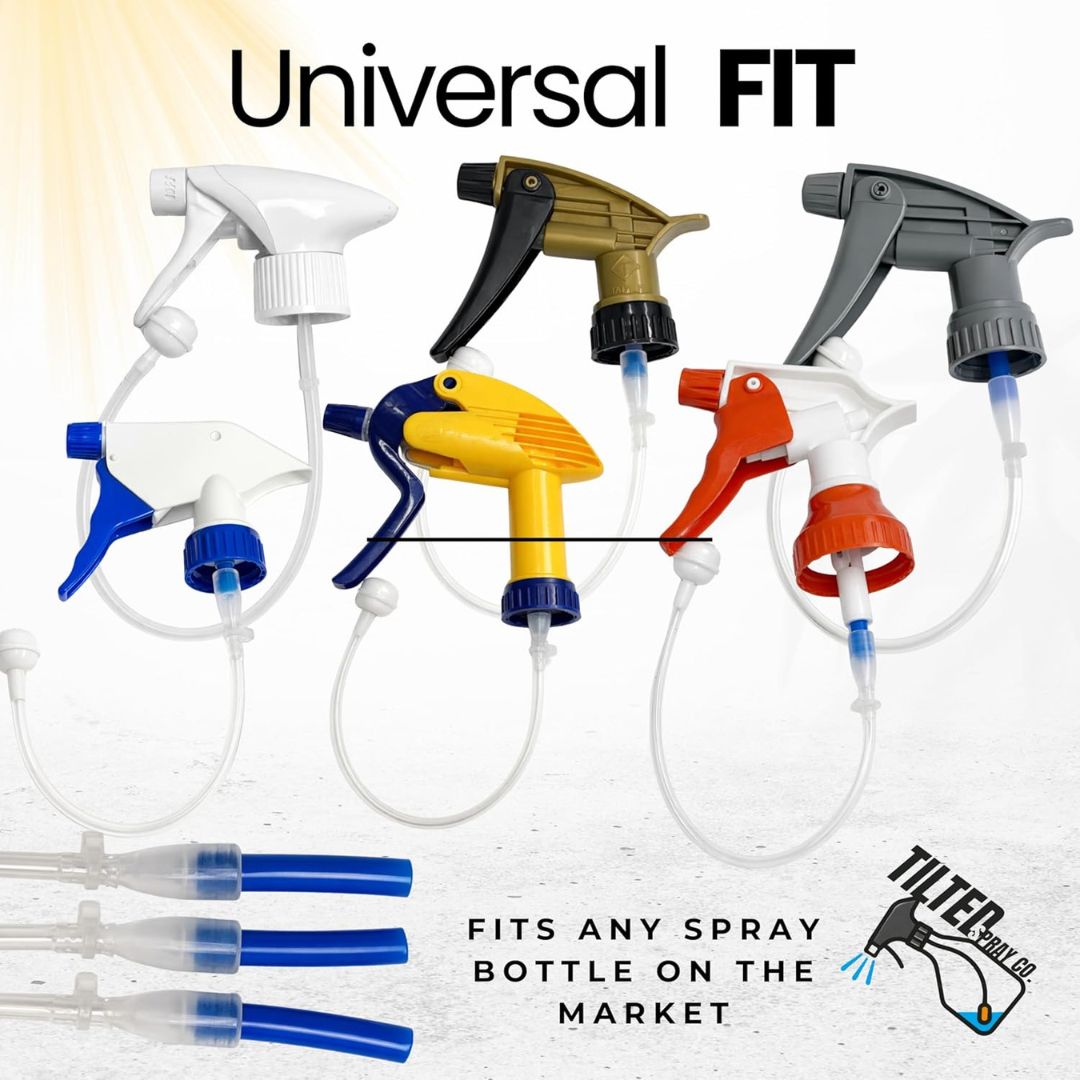 Tilted Spray Adapter - Turn Any Spray Bottle into a 360° Sprayer!