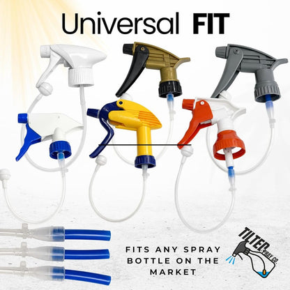 Tilted Spray Adapter - Turn Any Spray Bottle into a 360° Sprayer!