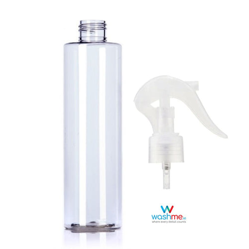 250ml Clear Bottle with Mini Trigger Spray