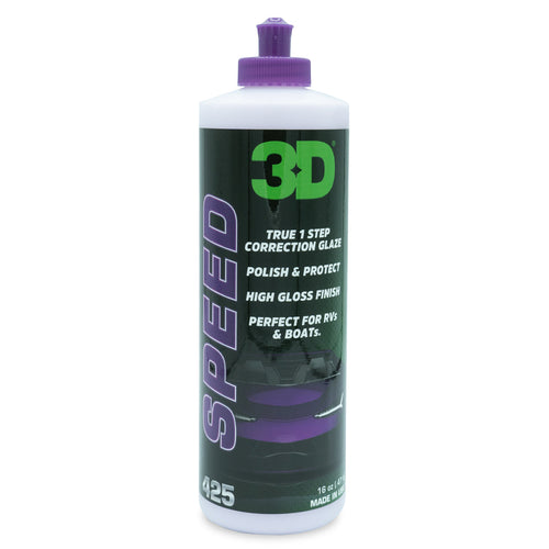 3D SPEED - All In One Compound and Wax 16oz (473ml)