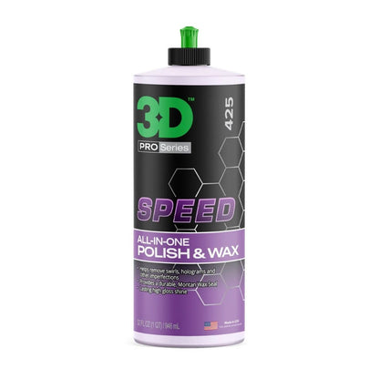 3D SPEED - All In One Compound and Wax 32 oz (946 ml)