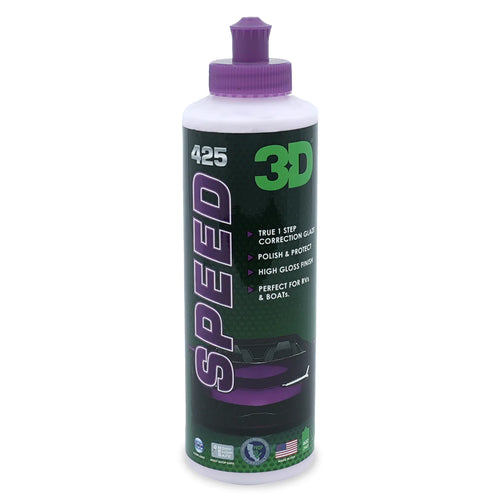 3D SPEED - All In One Compound and Wax 8oz (236ml)