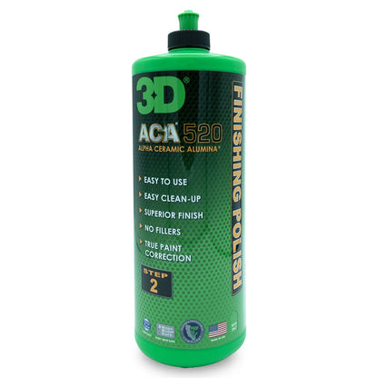 3D ACA 520 Premium Finishing Polish 8oz (236ml). High gloss polish for any paintwork. wet look polish for car. 3D Ireland