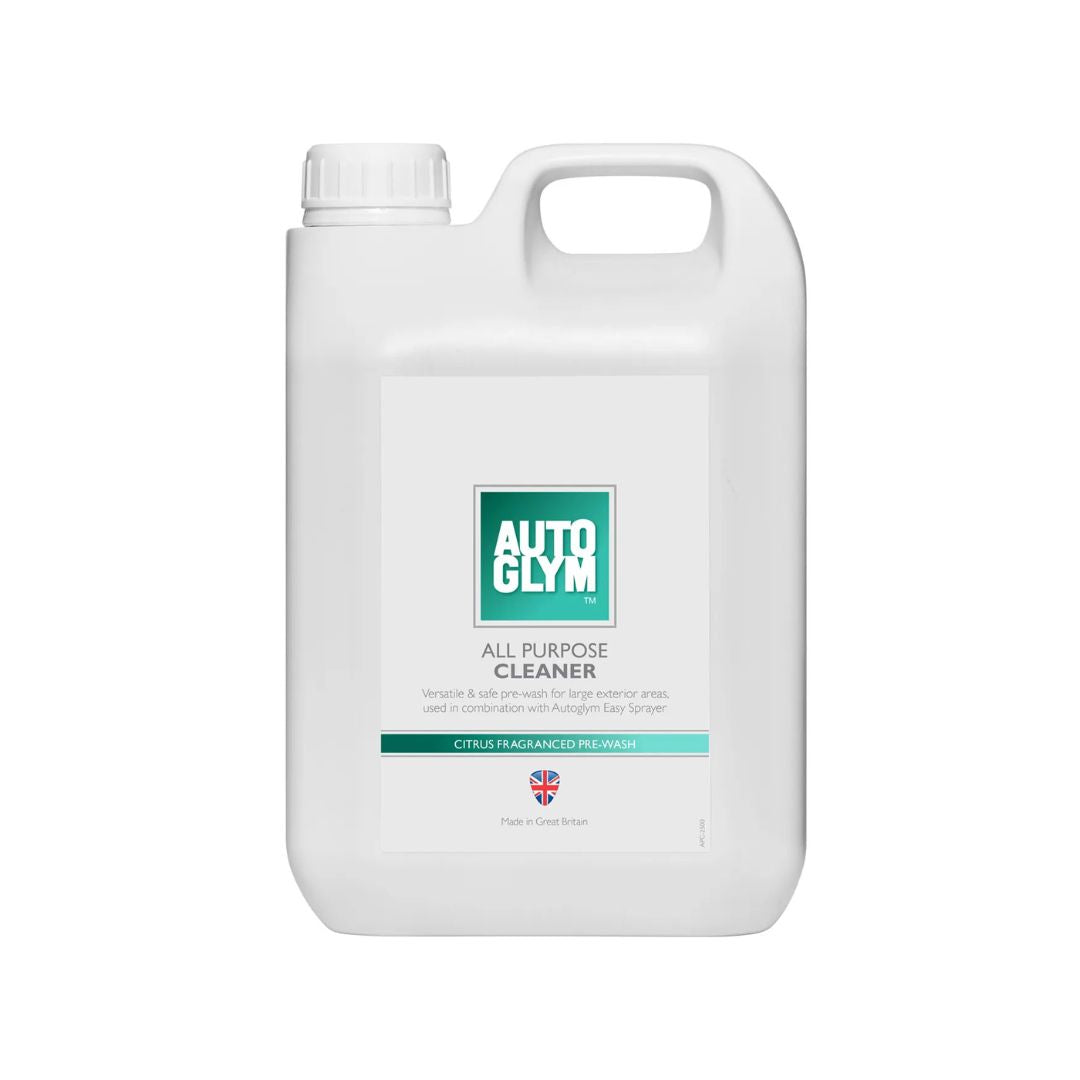 Autoglym all purpose cleaner. APC 5L. Surfex HD 5. Autoglym Cork Ireland. Clean interior. clean exterior for dirt. prewash car with APC