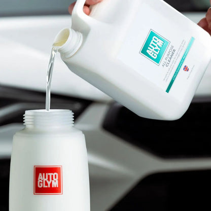 Autoglym all purpose cleaner. APC 5L. Surfex HD 5. Autoglym Cork Ireland. Clean interior. clean exterior for dirt. prewash car with APC