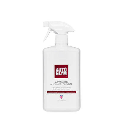 Autoglym Wheel Cleaner like Magma. An ultimate wheel cleaner that safely cuts through road grime? It’s time you reached for a bottle of our colour changing, high-cling, pH neutral Advanced All Wheel Cleaner. Autoglym Ireland