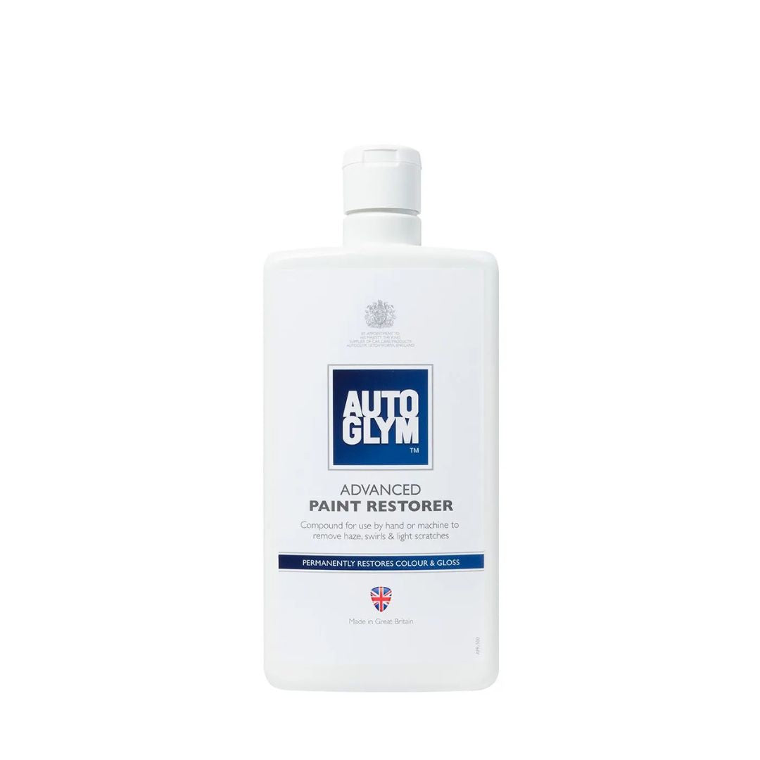 Autoglym Advanced Paint Restorer bottle on a white background