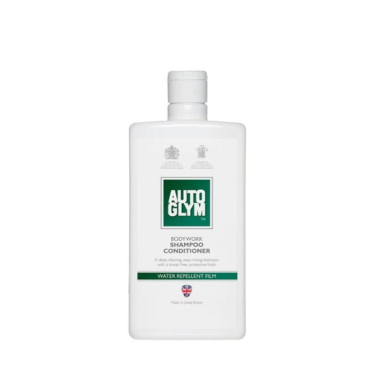 Autoglym low foaming, hardworking yet gentle Bodywork Shampoo Conditioner is specially formulated to leave a water-repellent, quick drying finish in no time. Autoglym Ireland