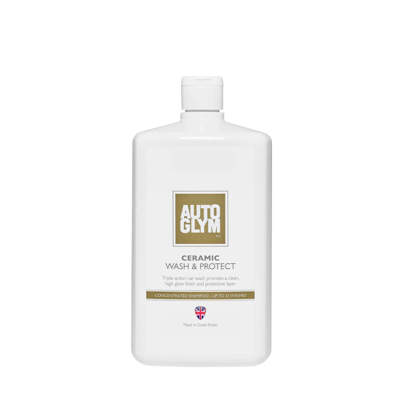Autoglym Ceramic Shampoo 1L. Autoglym Ireland. A shampoo with triple action benefits. Our Ceramic Wash & Protect delivers a deep clean, and leaves a hydrophobic protective layer, along with a smooth high gloss finish.