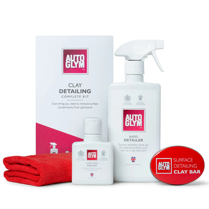 Autoglym Clay Bar Kit with Super Resin Polish and red microfibre. Autoglym Ireland, Autoglym Cork Ireland