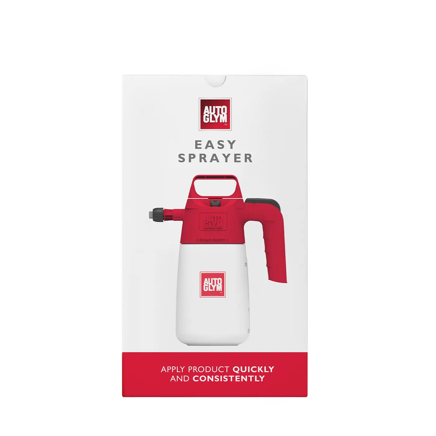 Autoglym Easy Sprayer Pump Sprayer. A high-quality multipurpose sprayer designed to work in harmony with a wide range of our cleaning products, our Easy Sprayer is the ideal companion for your car cleaning sessions. Autoglym Ireland