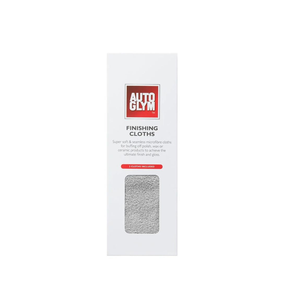 Autoglym finishing cloths packaging on a white background