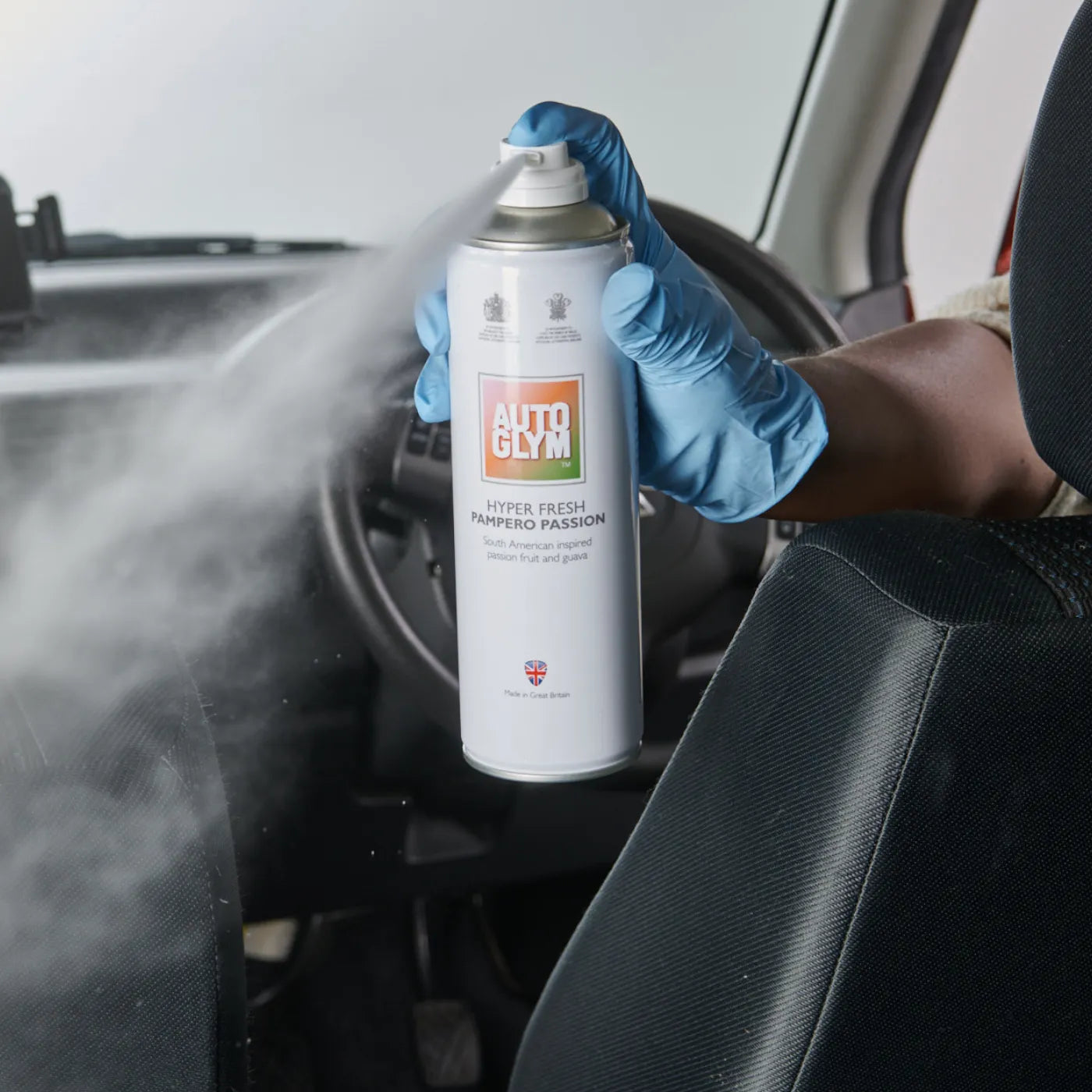 Best smelling interior car. Pampero Passion. Autoglym Hyperfresh car spray. New Autoglym air freshener. Hyper fresh pampero Passion. Hyperfresh aerosol. Autoglym