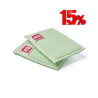 The new, 2024 Autoglym Interior Hand Pads safely lift and extract dirt and stains on all interior surfaces. The Autoglym Interior Hand Pads are durable and compact cleaning pads that safely lift and extract dirt on all interior surfaces, including leather. Autoglym Ireland