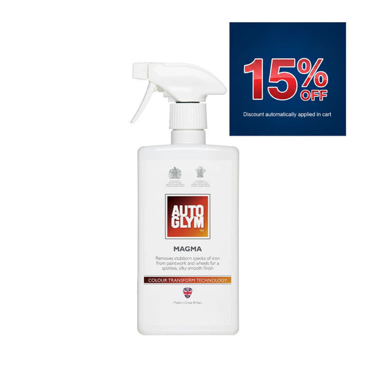 15% off Autoglym Magma Fallout remover. Turns red with iron. Clean wheels. Bilt Hamber Korrosol. Car decontamination. Bilt Hamber auto-wheel. Autoglym Liquid Clay. Autoglym Ireland. Autoglym Cork Ireland